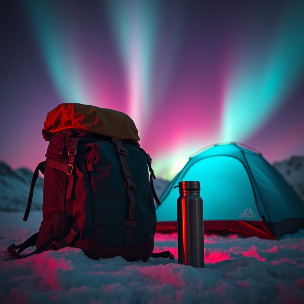 Packed expedition gear